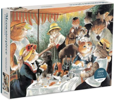 PUZZLE GALISON LUNCHEON OF THE BOATING PARTY MEOWSTERPIECE 1000 EL.
