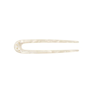 SPINKA DO WŁOSÓW SUNNY CRYSTAL HAIR PIN CREAM MOP 