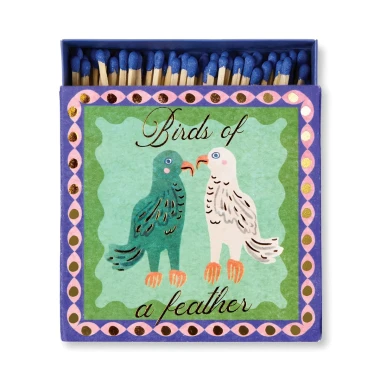 OZDOBNE ZAPAŁKI W PUDEŁKU PADDYWAX BIRDS OF A FEATHER 125 SZT.