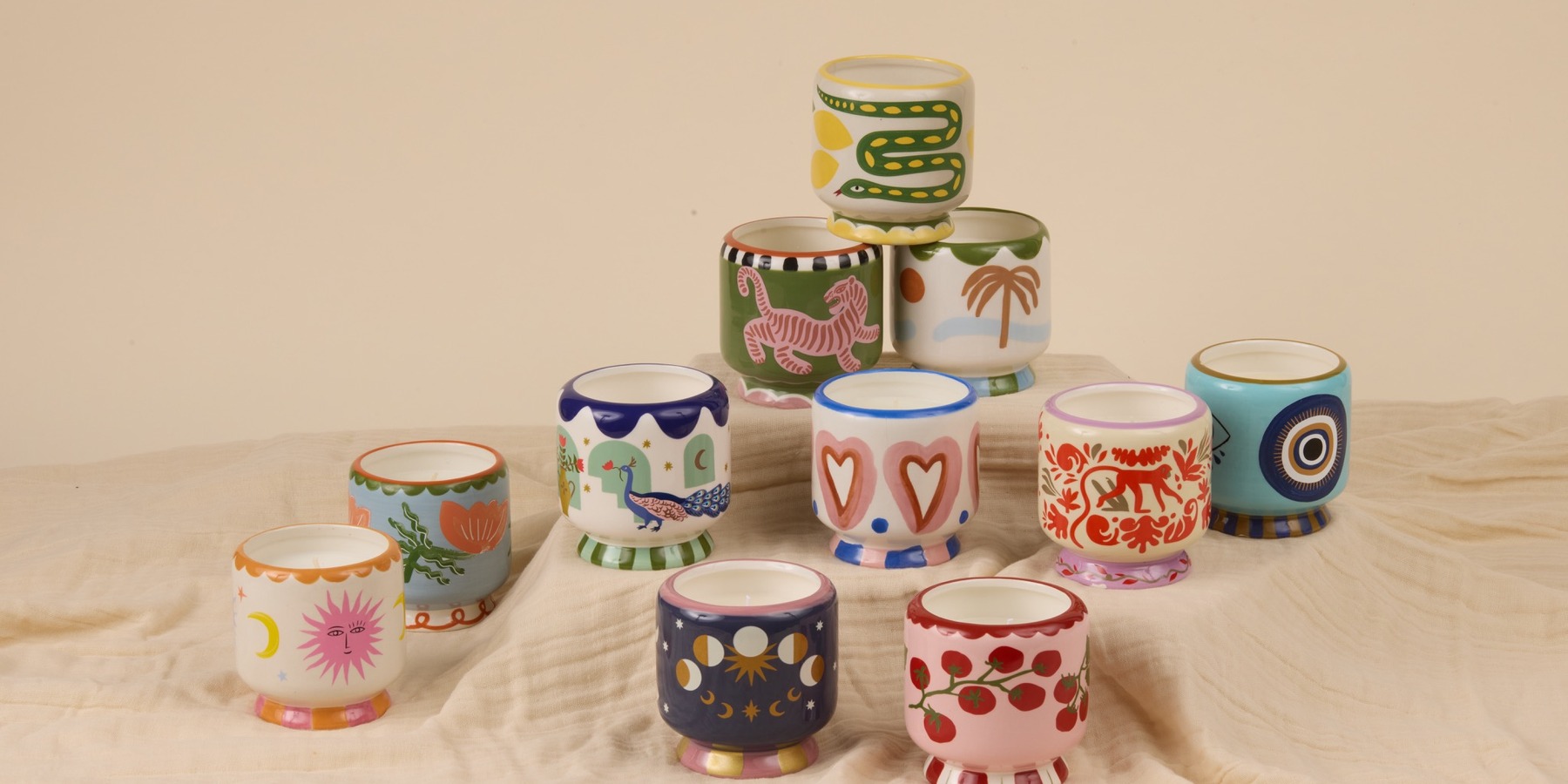 Ceramiczne świece Adopo